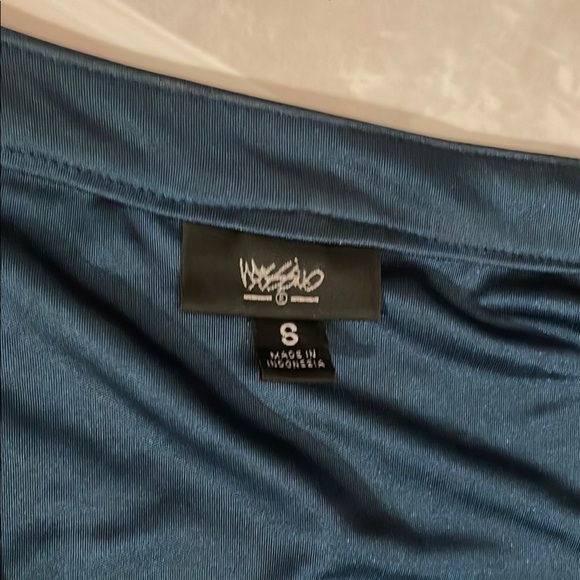 Mossimo Supply Co Black Relaxed Ruched Blouse - Picture 2 of 4